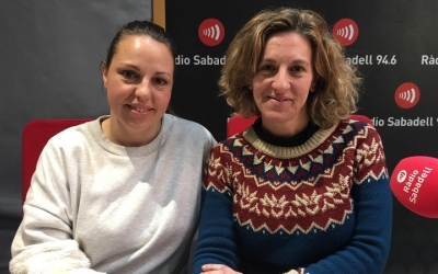 Neli Carmona i Alícia Mendoza a Ràdio Sabadell